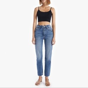 MOTHER High waisted hiker hover jeans